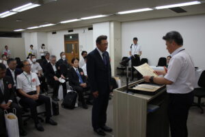 令和7年度献血運動推進協力団体等に対する愛媛県知事感謝状贈呈式